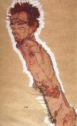 Egon Schiele Naked Self-portrait Spain oil painting reproduction